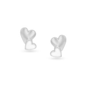 Twin Hearts Whisper Studs - Image 5