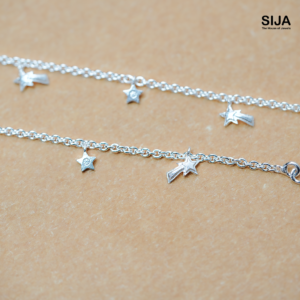 Shooting Star 925 Silver Anklet