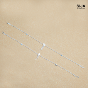 Star 925 Silver Anklet
