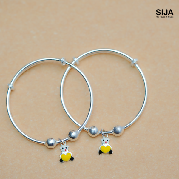 Teddy Bracelet - 925 Silver Kids Bracelet