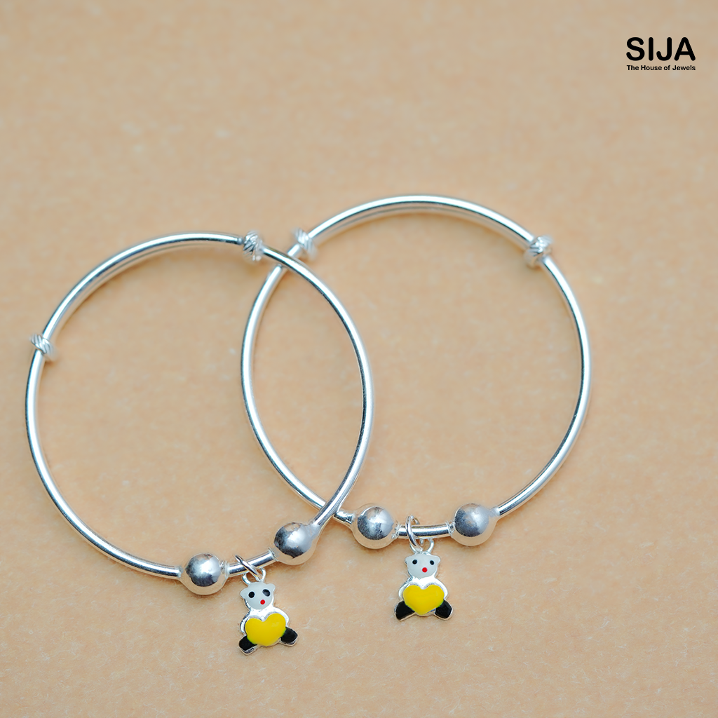 Teddy Bracelet - 925 Silver Kids Bracelet