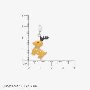 Sunny Yellow Deer Charm - Image 5