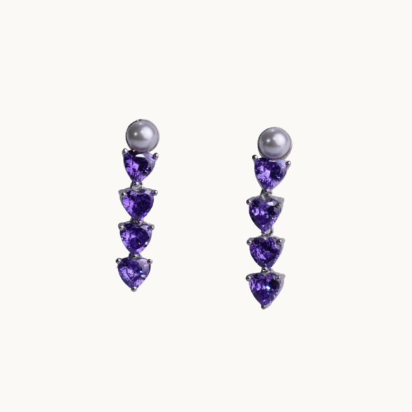 Amethyst_Heart_stone_Drops_1 amethyst heart earrings