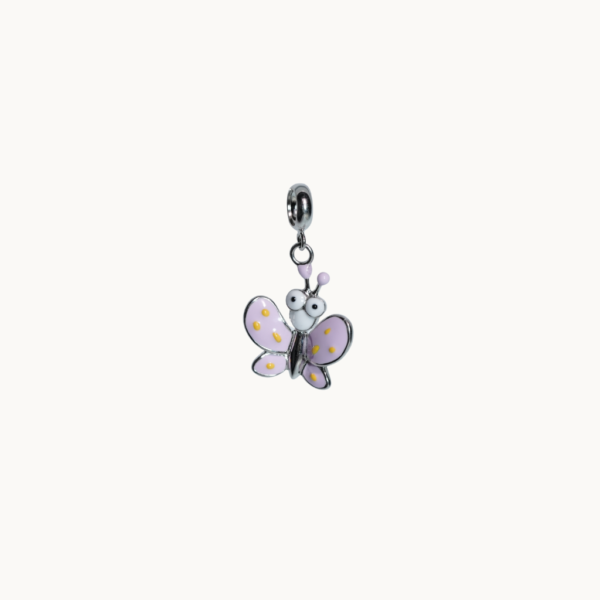 Elegant butterfly charm from SIJA’s silver charm collection – ideal for bracelets, now shipping in Tamil Nadu and pan India