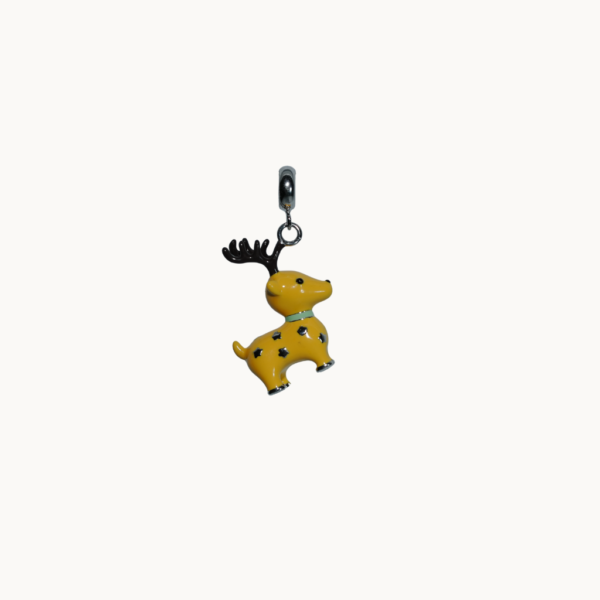 925 silver deer charm